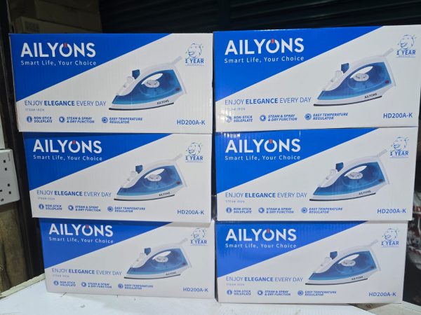 Ailyons Steam Iron Box – Smooth & Easy Ironing!